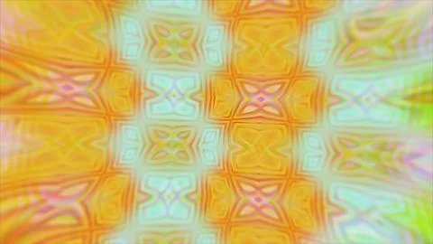 Psychedelic Pastel Geometric Kaleidoscope Optical Illusion 스톡 일러스트