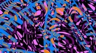 Psychedelic Pattern Abstract Background Stock Footage
