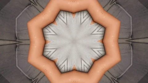 Psychedelic pattern animation for visuals dj or led wall  Stock Footage 163681033