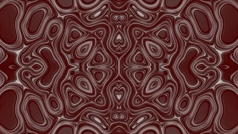 Psychedelic Pattern. Magic Flower Kaleidoscope. Liquid Kaleidoscope. Stock Footage 113827388