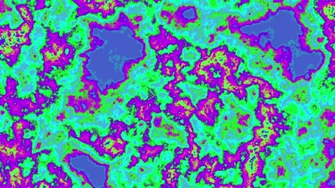 Psychedelic Pattern Surrealism Visual Art Background Loop Stock Footage 240320583