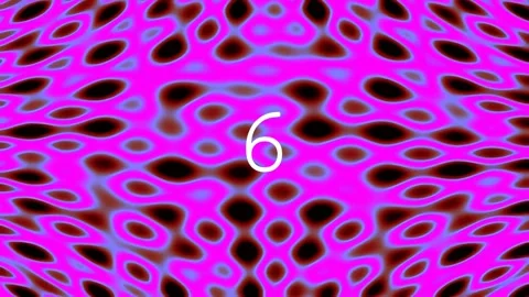 Psychedelic pink and blue seamless repeating wave background pattern motion Video stock 342095390