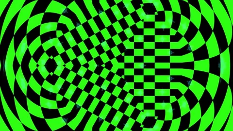 Psychedelic Pink Black Vortex Pattern Abstract Animation Background Loop fo.. Stock Footage 333436675