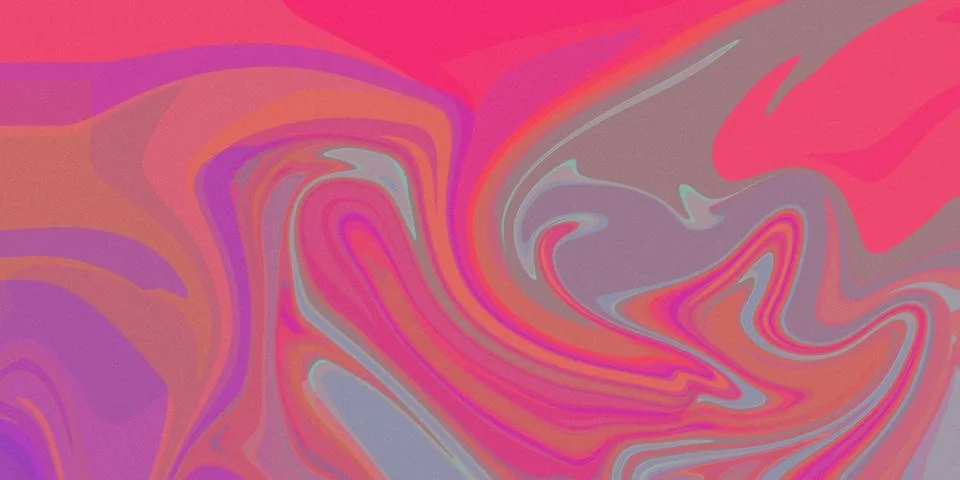 Psychedelic pink fluid marble backdrop for contemporary banner design 스톡 일러스트