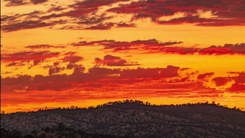 Psychedelic Psunset TimeLapse Stock Footage 279855506