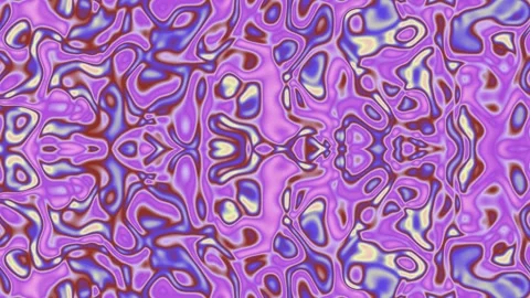 Psychedelic Purple Fluid Swirl Motion Background 動画素材 332126554