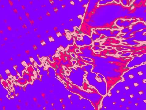 Psychedelic Purple Pink Abstract Dot Grid Texture with Cat Fur Motion Abstr.. Stock Photos