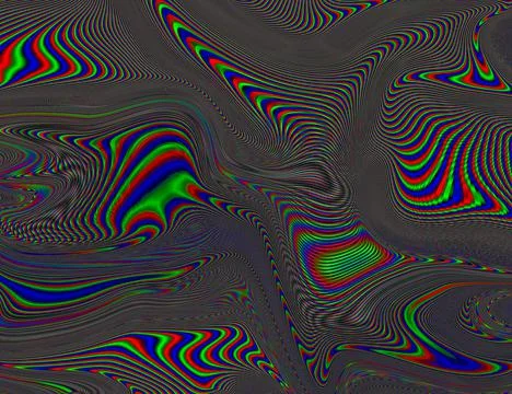 Psychedelic Rainbow Background LSD Colorful Wallpaper. Abstract Hypnotic Illustrazione stock