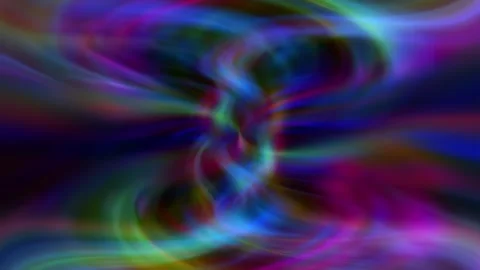 Psychedelic Rainbow Fluid Vortex Background Seamless Loop 스톡 동영상 336858676