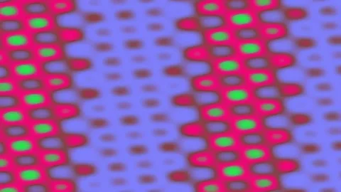 Psychedelic repeating dot pattern: Vibrant neon green and magenta seamless .. Stock Footage 341055818
