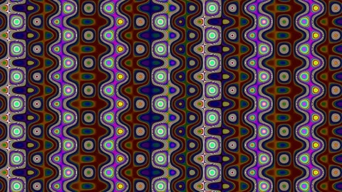 Psychedelic repeating geometric pattern background wallpaper seamless digit.. Stock Footage 337165371