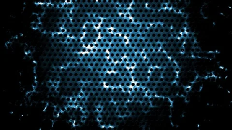 Psychedelic Reshaping Foil Texture Loop Stock Footage 313872000