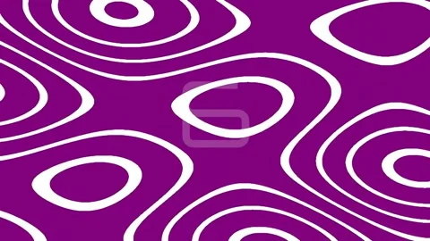 Psychedelic retro abstract background pattern with swirling geometric waves.. Stock Footage 342206973