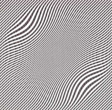 Psychedelic retro optical illusion graphic Stock Illustration