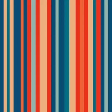 Psychedelic retro striped background Stock Illustration