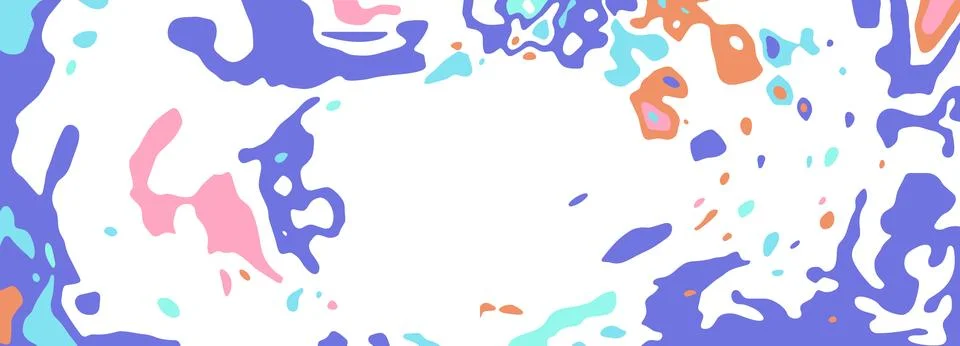 Psychedelic ripple background with liquid waves and retro colors Stock Illustration