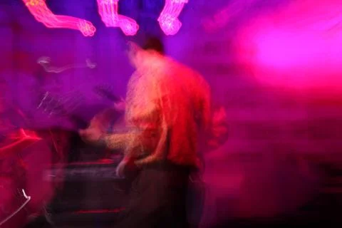 Psychedelic rock Stockfoto's