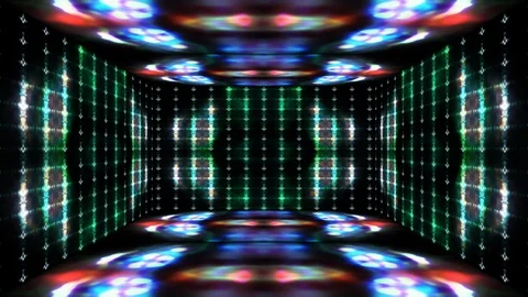 Psychedelic Room Zoom Stock Footage 103459219