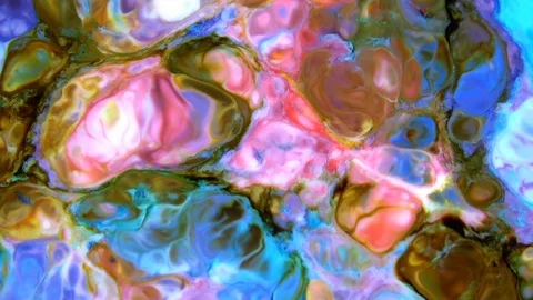 Psychedelic Sacral Paint Texture Background 35 Stock Footage 119048267