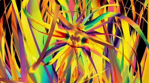 Psychedelic Seascape Stock Footage 82542615