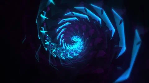 Psychedelic spin fancy pattern smooth yarn,swirl flow spiral. Stylish game ar Illustrazione stock