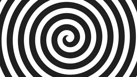 Psychedelic spinning hypnotic spiral. Twisting helix background. Optical il.. Stock Footage 255168983