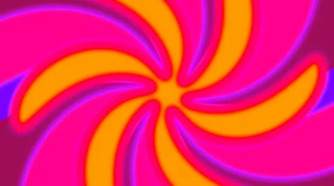 Psychedelic Spinning Loop 01 25 fps Stock Footage 8956322