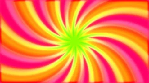 Psychedelic Spinning Loop 04A Stock Footage 8975736
