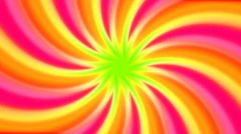 Psychedelic Spinning Loop 04C Stock Footage