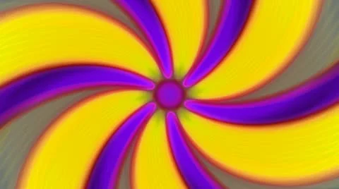 Psychedelic Spinning Loop 05A Stock Footage 9198952