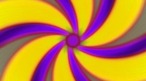 Psychedelic Spinning Loop 05C Stock Footage 9198274