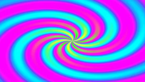 Psychedelic Spiral Animation Loop Background Stock Footage 331991664