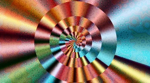 Psychedelic spiral Stock Footage
