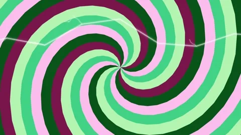 Psychedelic Spiral Hypnotic Motion Background with Lightning Stock Footage 328626370