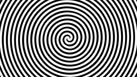 The psychedelic spiral is spinning and bewitching. Footage Stock Footage 132002431