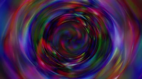 Psychedelic Spiral Vortex Background Seamless Loop Stock Footage 343114349