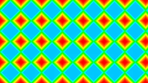 Psychedelic Squares Diagonal Boxes Color Changing Stock Footage 143892513