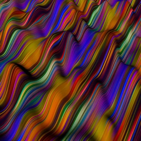 Psychedelic Surface 库存影片 69397635