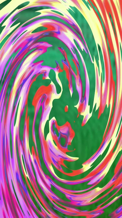 Psychedelic Swirl Stock Footage 202370854