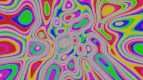 Psychedelic swirling colors with shifting focus. Stock Footage