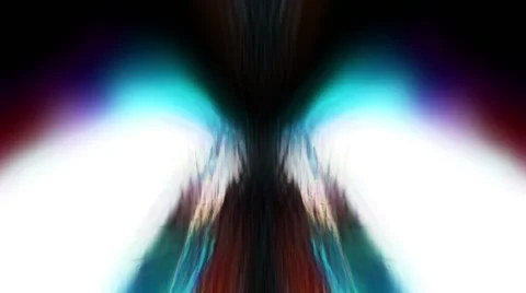 Psychedelic symmetric pattern Stock Footage 55446946