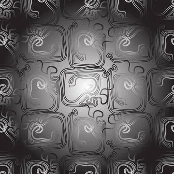 Psychedelic texture Vector seamless psychedelic texture pattern. Endless b... Stock Photos