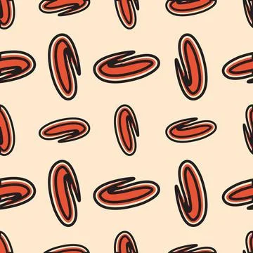 Psychedelic texture Vector seamless psychedelic texture pattern. Endless b... Stock Photos