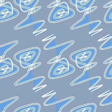 Psychedelic texture Vector seamless psychedelic texture pattern. Endless b... Stock Photos