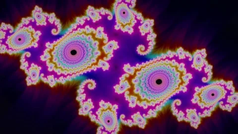 Psychedelic Thermal Fractal Animation Loop Stock-Footage 347357736