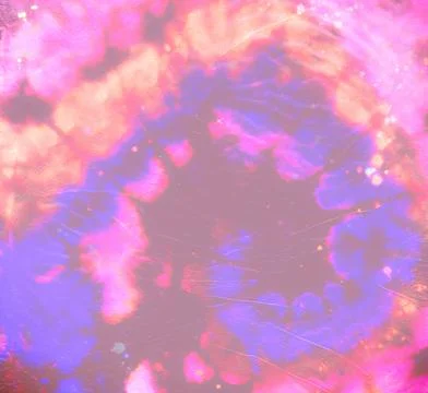 Psychedelic Tie Dye. Hippie Circle Background. Illustrazione stock