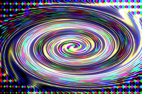 Psychedelic Trip  Stock Illustration