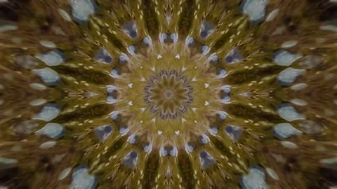 Psychedelic Trip Visual Background Kaleidoscope. Stock Footage 259390167