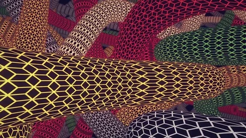 Psychedelic Trippy VJ Loops V2a Stock Footage 84173231