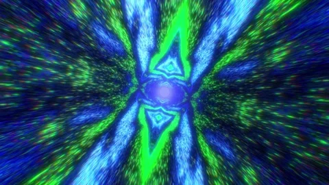 Psychedelic Tunnel 03 Stock Footage 240950868